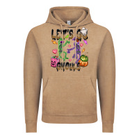 Vintage Coffee Let's go ghouls Vintage Hoodie - NancyCooperArtShop