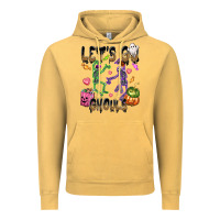 Vintage Mustard Let's go ghouls Vintage Hoodie - NancyCooperArtShop