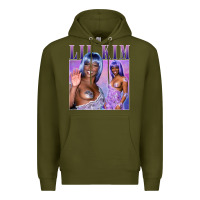 Army Green lil kim Premium Hoodie - tuanDangUi