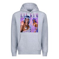 Heather Grey lil kim Premium Hoodie - tuanDangUi