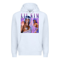 White lil kim Premium Hoodie - tuanDangUi