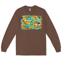 Chestnut western fall vibes background Long Sleeve Tee - Jasminsmagicworld