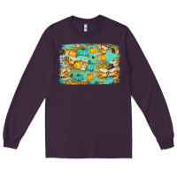 Plum western fall vibes background Long Sleeve Tee - Jasminsmagicworld