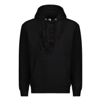 Black b&w claptrap   borderlands Premium Hoodie - tuanDangUi