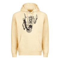 Pina Colada b&w claptrap   borderlands Premium Hoodie - tuanDangUi