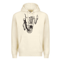 Sandshell b&w claptrap   borderlands Premium Hoodie - tuanDangUi