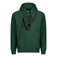 Sports Green b&w claptrap   borderlands Premium Hoodie - tuanDangUi