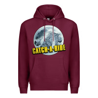 Burgundy catch a ride to the moon and back Premium Hoodie - tuanDangUi