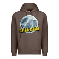 Coffee catch a ride to the moon and back Premium Hoodie - tuanDangUi