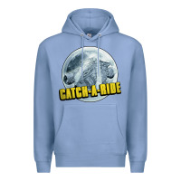 Colony Blue catch a ride to the moon and back Premium Hoodie - tuanDangUi