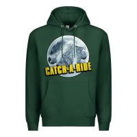 Sports Green catch a ride to the moon and back Premium Hoodie - tuanDangUi