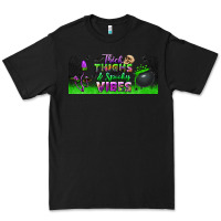 Black thick thighs and spooky vibes libbey glass Premium Tee - BundleAndBundleShop