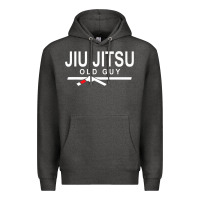 Charcoal Heather Jiu Jitsu Old Guy Premium Hoodie - tuanDangUi