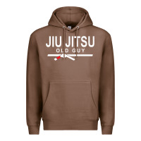 Chestnut Jiu Jitsu Old Guy Premium Hoodie - tuanDangUi