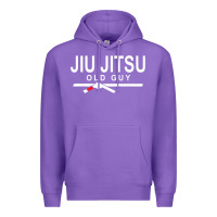 Purple Jiu Jitsu Old Guy Premium Hoodie - tuanDangUi