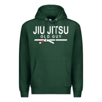 Sports Green Jiu Jitsu Old Guy Premium Hoodie - tuanDangUi