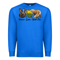 True Royal Peace Love Red Fox Premium Sweatshirt - LillyAllenDesigns