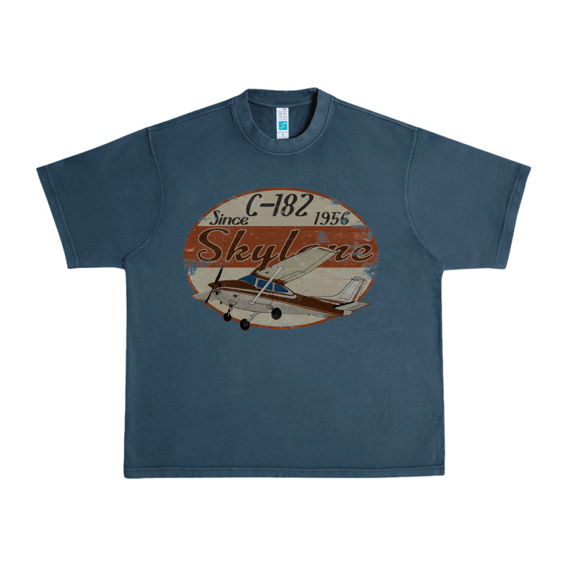 Cessna 182 Skylane Since 1956 Retro Vintage Airplane Design Urban Heavy Tee by tuanDangUi | Teevron