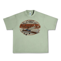 Oil Green cessna 182 skylane since 1956 retro vintage airplane design Urban Heavy Tee - tuanDangUi