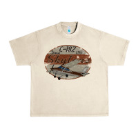 Sandshell cessna 182 skylane since 1956 retro vintage airplane design Urban Heavy Tee - tuanDangUi