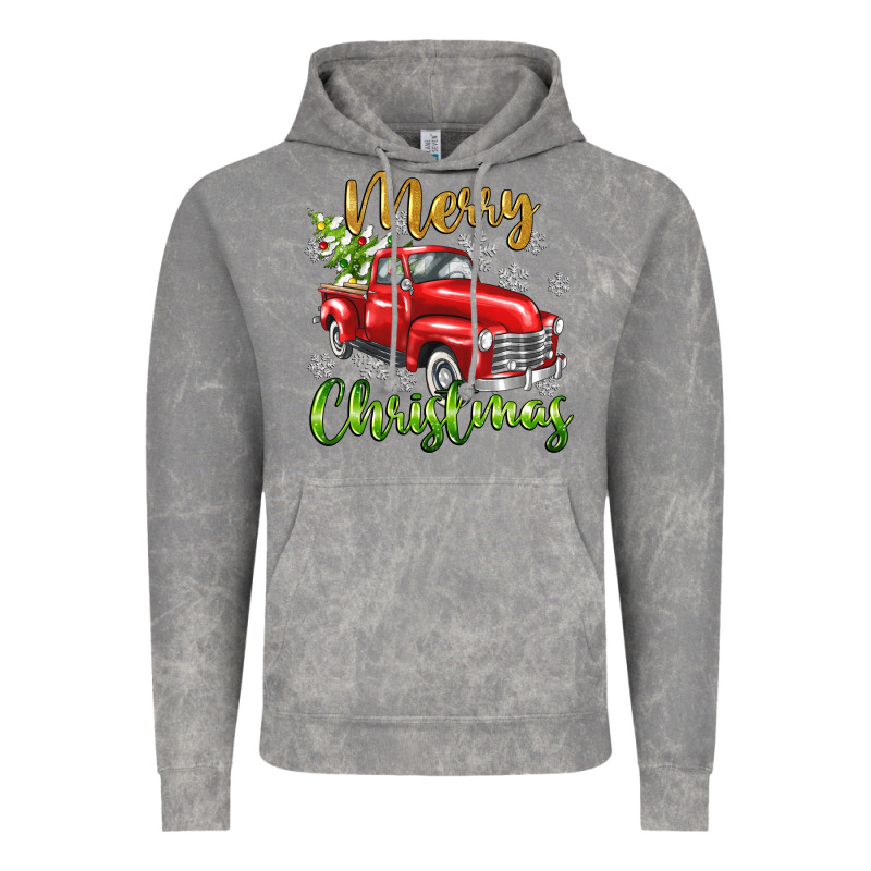 Merry Christmas Truck Vintage Hoodie by texasbilliewilder | Teevron