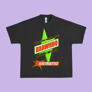 Water Is For Toilets   Drink Brawndo Urban Heavy Tee Designed By Tuandangui