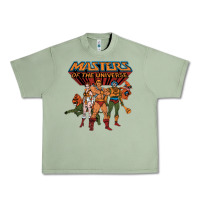 Oil Green he man white color Urban Heavy Tee - tuanDangUi