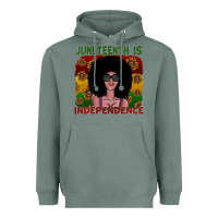 Sage juneteenth is independence Heavyweight Hoodie - SublimationCraftShop