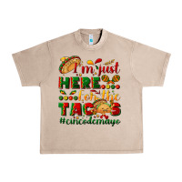 French Oak I'm just here for the tacos #cincodemayo Urban Heavy Tee - NancyCooperArtShop