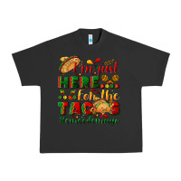 Pigment Black I'm just here for the tacos #cincodemayo Urban Heavy Tee - NancyCooperArtShop