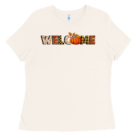 Bone welcome pumpkin Ladies Tee - BundleAndBundleShop