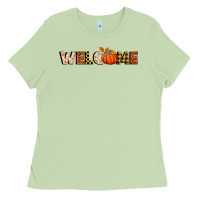 Welcome Pumpkin Ladies Tee | Teevron