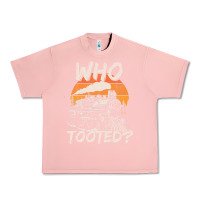 Salmon Who Tooted Funny Train Lovers And Railroad Retro Vintage Urban Heavy Tee - tuanDangUi