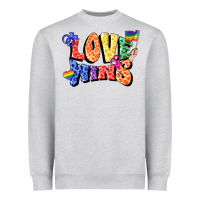 Heather Grey Love wins Heavyweight Sweatshirt - FaDigitalArtStudio