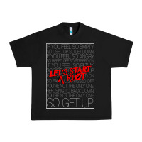 Black Lets Start A Riot GIFT 1 Urban Heavy Tee - tuanDangUi