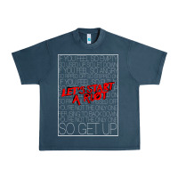 Midnight Navy Lets Start A Riot GIFT 1 Urban Heavy Tee - tuanDangUi