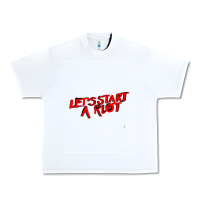 White Lets Start A Riot GIFT 1 Urban Heavy Tee - tuanDangUi