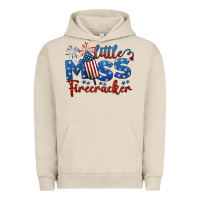 Pigment French Oak little miss firecracker 4th of july Urban Hoodie - BarkalooDesign