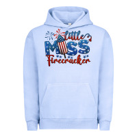 Pigment Grape Ice little miss firecracker 4th of july Urban Hoodie - BarkalooDesign