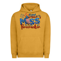 Pigment Peanut Butter little miss firecracker 4th of july Urban Hoodie - BarkalooDesign