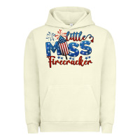 Pigment Pistachio little miss firecracker 4th of july Urban Hoodie - BarkalooDesign