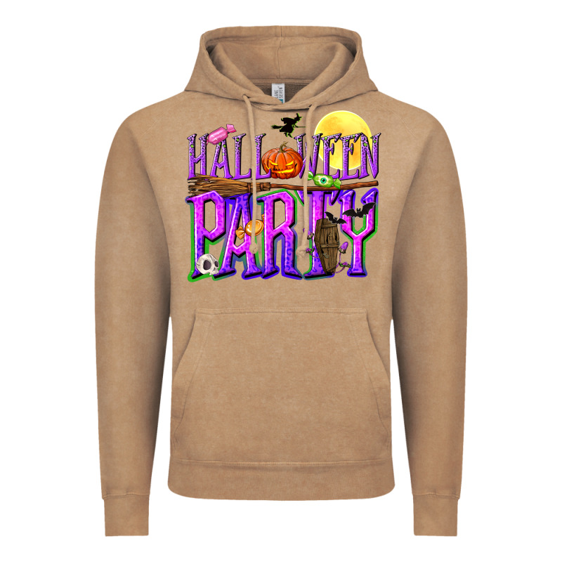 Halloween Party Vintage Hoodie by NancyCooperArtShop | Teevron