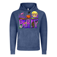 Vintage Denim Halloween party Vintage Hoodie - NancyCooperArtShop