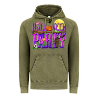 Vintage Olive Halloween party Vintage Hoodie - NancyCooperArtShop