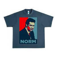 Midnight Navy Norm macdonald political poster Urban Heavy Tee - tuanDangUi