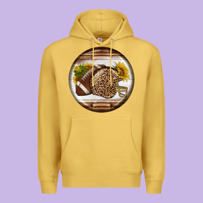 American Football Round Earrings Premium Hoodie Designed By Bundleandbundleshop