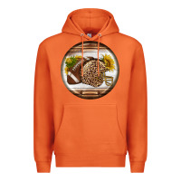 Carrot american football round earrings Premium Hoodie - BundleAndBundleShop