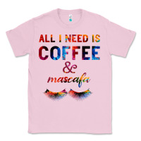 Bubblegum Pink All I Need Is Coffee And Mascara Classic Tee - Bettercallsaul