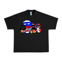 Black countryballs pullover Urban Heavy Tee - tuanDangUi