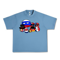 Pebble Blue countryballs pullover Urban Heavy Tee - tuanDangUi